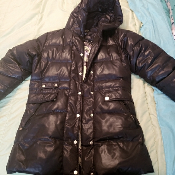 EUC Vintage Parka Black winter puffer jacket - Picture 6 of 7